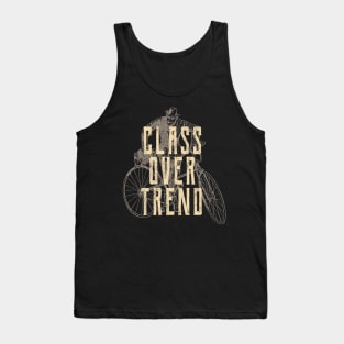 Vintage Bike Class Over Trend Cyclists Tank Top